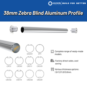 Sơn tĩnh điện trắng mù hồ sơ nhôm cho ngựa vằn và con lăn rèm - Product Image 6