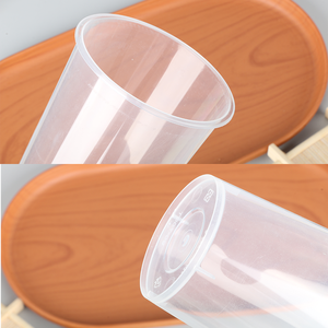 Vasos Desechables de PP de 500 ml/16 oz, 90 mm de Diámetro, con Logotipo Personalizable, para Cafeterías, Eventos y Fiestas - Product Image 4