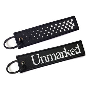 En gros Logo <span class=keywords><strong>Personnalisé</strong></span> Vol Brodé <span class=keywords><strong>Porte</strong></span>-clés <span class=keywords><strong>Porte</strong></span>-clés Supprimer Vol Avant Vol Tissé Logo Étiquette Personnalisée - Product Image 4