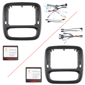 Nhà Máy Outlet xe đài phát thanh Navigation khung cho Renault trafic Opel vivar 2014 2018 xe Khung hiển thị <span class=keywords><strong>Android</strong></span> ô tô - Product Image 1