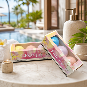 Achetez des bombes de bain personnalisées avec logo, bombes de bain en gros, coffret cadeau de <span class=keywords><strong>sel</strong></span> premium pour les programmes de retraite spa dans le désert - Product Image 2