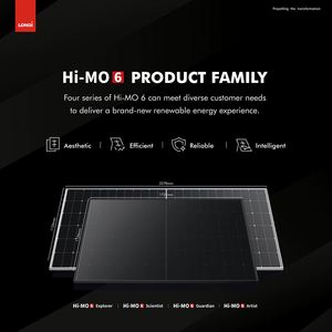 Nuevo Modelo LR5-72HTD Longi Solar Himo6, Paneles Solares Bifaciales de Doble Vidrio M10 de 182 mm, Celdas Divididas, 560w 570w 580w, Precio al por Mayor - Product Image 6