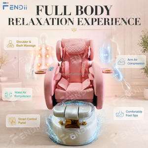 Fauteuil de pédicure électrique avec bain de pieds massant pour salon de beauté et mobilier de manucure - Product Image 3