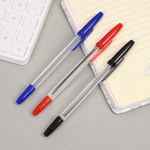 Set di Penne Gel e a Sfera dal Design Classico - Inchiostro Rosso/Blu/Nero, Ufficio, Università - Biro Resistenti con Impugnatura Confortevole - Product Image 2