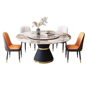 Table à manger ronde de haute qualité à vendre, adaptée aux familles, aux hôtels, aux restaurants, mobilier de <span class=keywords><strong>restaurant</strong></span> - Product Image 1