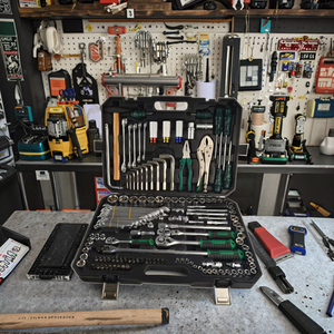 Bộ dụng cụ kết hợp trên xe 142+2 món, hệ thống đo lường hệ mét, hỗ trợ tùy chỉnh OEM - Product Image 3