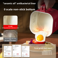 Marmite Électrique Portable Isotherme en Céramique, Mini Design Pliable, Économe en Énergie, Capacité 1,5 L pour Usage Domestique ou Hôtelier