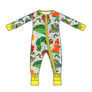 Tutina per Neonati in Fibra di Bambù con Stampa Cartoon, Traspirante, Ecologica, Morbida, con Logo Personalizzato, Pigiama in Bambù per Neonati - Product Image 4