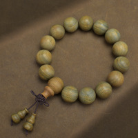 Bracelets en bois de santal vintage en gros, perles Mala, chapelet bouddhiste, prière, yoga, méditation, bracelet porte-bonheur pour hommes et femmes