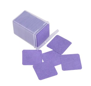 Private Label Cotton Velvet Eyelash Glue Remover Pad Lash Removal <b>Nail</b> Cleaning Tool - Product Image 3