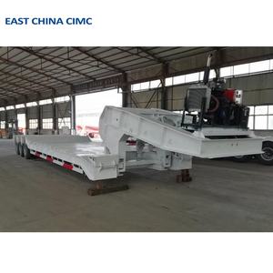 Remorque surbaissée à col <span class=keywords><strong>de</strong></span> cygne, capacité <span class=keywords><strong>de</strong></span> charge <span class=keywords><strong>de</strong></span> 150 tonnes, utilisée pour les sites miniers, remorque surbaissée - Product Image 4