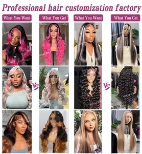 Rambut palsu lapisan panjang rambut Usexy <span class=keywords><strong>3</strong></span>_27 rambut pirang rambut manusia dengan poni akar gelap untuk wanita kulit kepala atasan Remy Brasil - Product Image 6