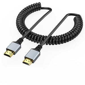 Adaptateur de câble audio et vidéo à double ressort parallèle 1-vers 2 pour connexion de données <span class=keywords><strong>HDMI</strong></span> vers 2 <span class=keywords><strong>RCA</strong></span> - Product Image 2