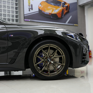 ล้ออัลลอยด์ฟอร์จชุบสังกะสีแบบห้าก้าน น้ำหนักเบา ขนาด 18-20 นิ้ว 8J 8.5J 9.5J 5x112/114.3 สำหรับรถยนต์ซีรีส์ 4 Audi S4 Mercedes - Product Image 2