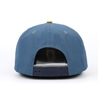 Casquette Snapback personnalisée brodée en or 3D, casquette à 5 panneaux non structurée en nylon 100%, casquette à visière plate à séchage rapide