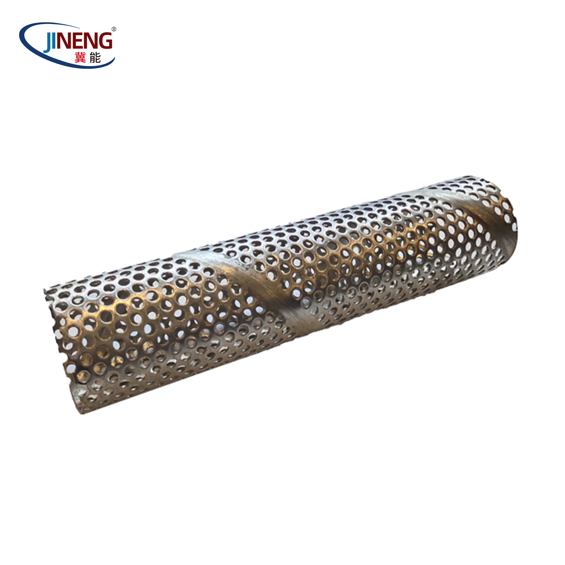 Haute qualité nouveau tube de filtre à mailles en acier inoxydable ordinaire tuyau de filtre à eau en métal perforé avec cylindre d'écran en treillis métallique soudé