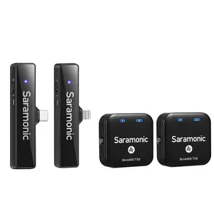 Беспроводной микрофон Saramonic Blink900 S для ПК, новостной репортер, iPhone, Android, камера vs rode Wireless go 2, микрофон