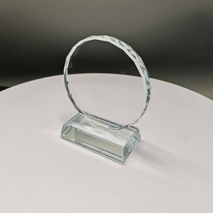 Ornements commémoratifs transparents en gros à bas prix, cadres photo, mini-trophées en verre, récompenses écologiques avec gravure personnalisée - Product Image 5