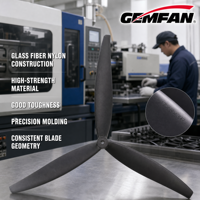 Hélices de drone GEMFAN 17X8X3, 17 pouces, 3 pales, fibre de verre, nylon, haute capacité de levage, ensemble CW CCW pour moteur 5330 UAV
