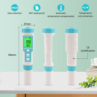 7 dans 1 PH/TDS/CE/ORP/Salinité/S.G /TEMP Mètre Numérique PH Testeur C-600 Testeur De Qualité De L'eau pour L'eau Potable Aquariums PH Mètre