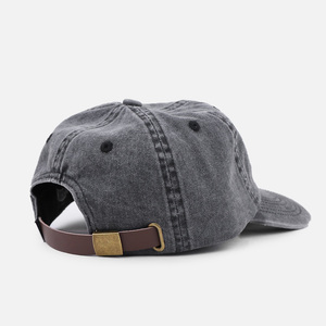 Gorra de Béisbol de Mezclilla Vintage Lavada con Protección Solar, 6 Paneles, Bordado Personalizado, Estilo Desgastado, Fabricación OEM ODM - Product Image 3