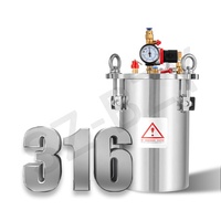 Réservoir sous pression en acier inoxydable 304 316 personnalisé avec revêtement interne en téflon, réservoir de stockage de liquides antiadhésif résistant à la corrosion