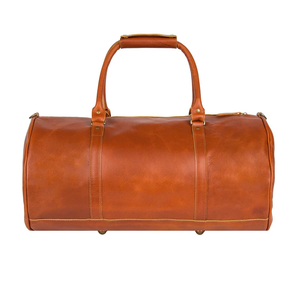 Conçu pour le confort et l'espace, ce sac de voyage 100 % cuir véritable est idéal pour les escapades de week-end et les voyages d'affaires. - Product Image 4