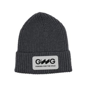 Bonnet de ski tricoté souple à revers, avec logo personnalisé en patch de caoutchouc, bonnet d'hiver doux et élastique, vente en gros - Product Image 3