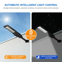 Lampe solaire intégrée pour rue KCD, tout-en-un, 100w, 300w, 500w, 1000w, étanche IP65, pour extérieur