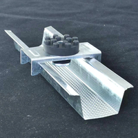 Clips d'isolation acoustique résilient en acier galvanisé au meilleur prix pour les composants de grille murale et de plafond