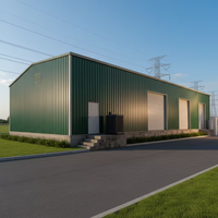 Solution d'entrepôt à structure métallique à construction rapide pour les dépôts logistiques, espaces sans colonnes, ateliers et entrepôts en acier