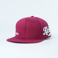 Casquette snapback vintage en coton personnalisée avec logo brodé, casquette hip hop, casquettes à visière plate cool pour hommes