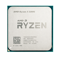 Prosesor CPU Desktop R3-2200G 4-Core 4-Thread 3.5-3.7GHz 4MB Cache AM4 65W