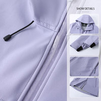 Chaqueta Soft Shell Personalizada con Logotipo al por Mayor, Chaqueta con Capucha para Hombre, Resistente al Viento, para Senderismo, con Logotipo Impreso, Chaqueta Impermeable para Trabajo al Aire Libre