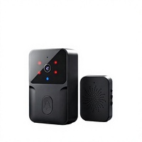 Sonnette vidéo Wi-Fi intelligente X9 avec interphone bidirectionnel, caméra de sécurité domestique alimentée par batterie, sonnettes vidéo