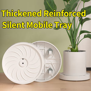 Plateau pour plantes en PP résistant aux intempéries et aux fuites pour <span class=keywords><strong>soucoupe</strong></span> de pot de fleurs peu encombrante avec roues invisibles - Product Image 6