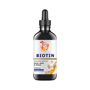 Prix de gros : Gouttes liquides de biotine avec vitamine C pour une peau saine, des cheveux et des ongles plus forts - Product Image 1