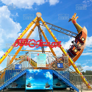 Diseño popular Niños Barco Pirata al aire libre Paseos de diversión Barco pirata oscilante Paseo en barco vikingo - Product Image 5