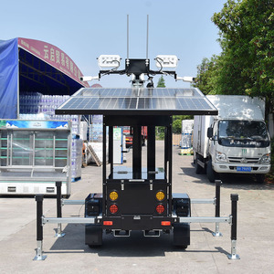 Trailer năng lượng mặt trời với máy ảnh và tháp giám sát ánh sáng LED ở Úc - Product Image 4