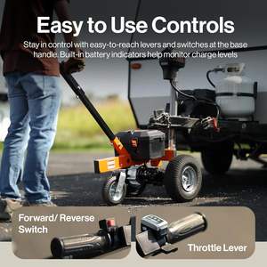 รถลากเหล็กอุตสาหกรรมไฟฟ้า-รับน้ำหนักรถพ่วงสูงสุด 2800 ปอนด์ รองรับน้ำหนักตัวรถ 450 ปอนด์ ลูกบอลขนาด 2 นิ้ว มอเตอร์ 24V 800W สำหรับงานหนัก - Product Image 5