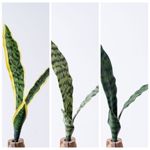 Branche d'orchidée tigre artificielle CallaFloral en PVC vert, décoration intérieure, tige unique, artisanat, décoration de mariage - Product Image 3