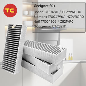 Filtres à charbon actif pour <span class=keywords><strong>Bosch</strong></span> HEZ9VRUD0 17004811 Siemens 17004796 HZ9VRCR0 Filtre Filtre de <span class=keywords><strong>hotte</strong></span> pour Neff 17004806 - Product Image 5