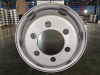 Jantes en acier de 19.5*8.25 pouces de l'usine Zhengde finition argentée prix raisonnable de haute qualité bon choix pour la couleur personnalisée