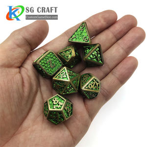 Jeux de table personnalisés fabriqués <span class=keywords><strong>en</strong></span> vente directe Dnd <span class=keywords><strong>Rpg</strong></span> polyédriques de luxe Dnd Sets de dés <span class=keywords><strong>en</strong></span> métal - Product Image 6