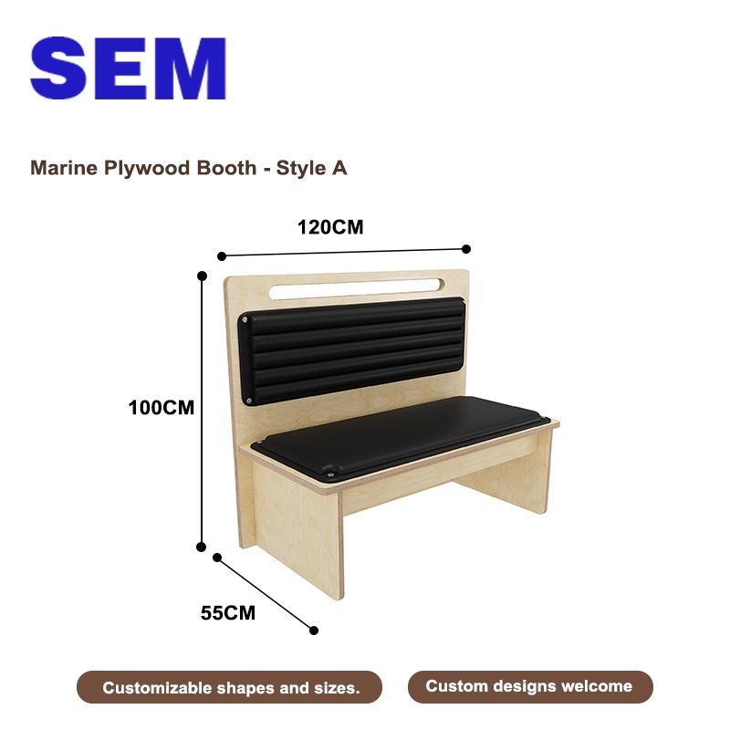 Stand en contreplaqué marine - Style A