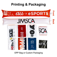 OEM ODM Ballon de football National Thunder Bâtons d'encouragement Bâton d'esprit de pom-pom girl en plastique Clapper Fabricants de bruit gonflables