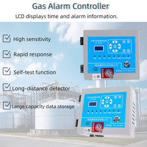 Painel de Controle Central de Gás com Pulso Integrado 4-em-1 100ppm NH3 100%lel LPG CO2 500ppm Controlador de Gás Infravermelho Fixo - Product Image 4
