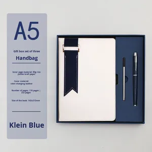 Customized Creative Trends A5 Faux Leather Paper Business Notebook Set High-<b>end</b> Gift for Corporate Company Anniversary - Product Image 6