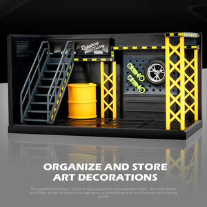 Vente en gros Jouet plastique pour enfants voiture <span class=keywords><strong>garage</strong></span> Simulation de modèle réduit de voiture Jouet de décoration Ornements petit atelier de réparation <span class=keywords><strong>Jouets</strong></span> - Product Image 3