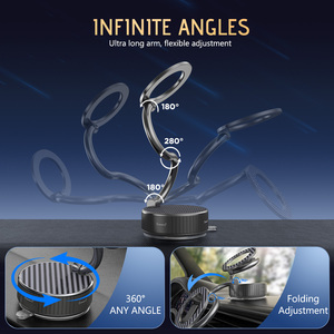 2025 nuevo soporte de vacío de aleación de Zinc plegable H3 soporte de teléfono magnético de rotación de 360 ° para ciclismo de coche USO DE <span class=keywords><strong>Selfie</strong></span> al aire libre - Product Image 6